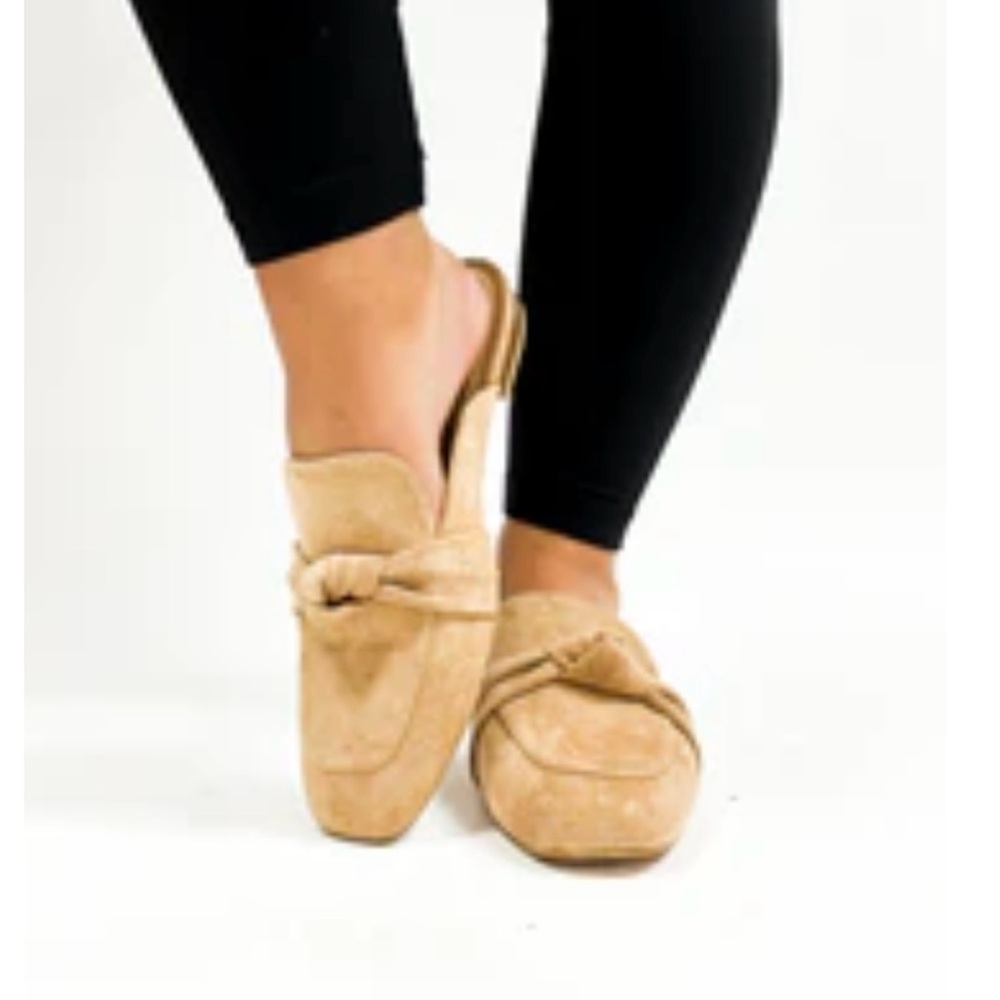 Corky's Camel Faux Suede Clingy Mules - 
Size 9
Brand new - never worn